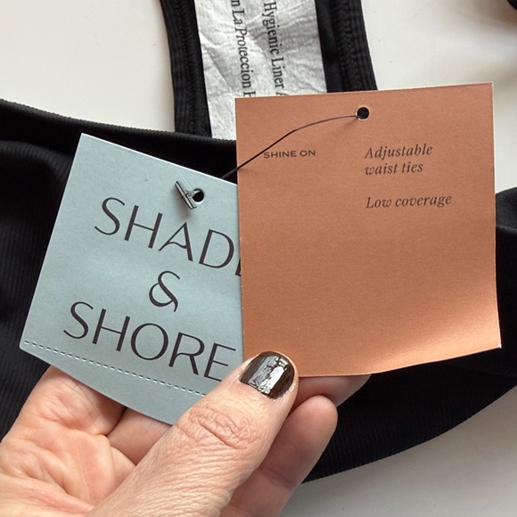 Shade & Shore Classic Black Bikini Bottom, Size Large - Picture 7 of 8